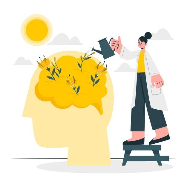 Ilustracion del concepto de salud mental Vector Gratis