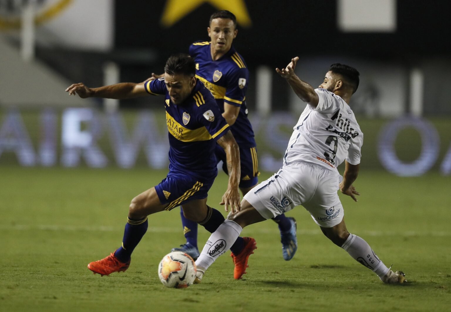 BOCA CAYÓ ANTE SANTOS EN BRASIL Y QUEDÓ ELIMINADO DE LA COPA LIBERTADORES Erpc 68XEAILSsn