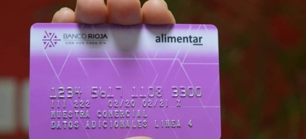 tarjeta alimentar