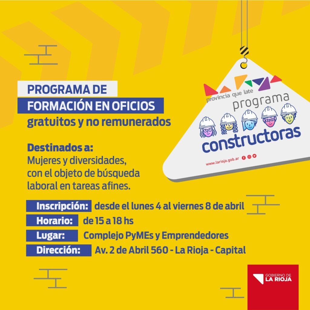 ABREN INSCRIPCIONES PARA LA SEGUNDA EDICIÓN DEL PROGRAMA “CONSTRUCTORAS” 20220401080611WhatsAppImage2022 03 31at16.34.19