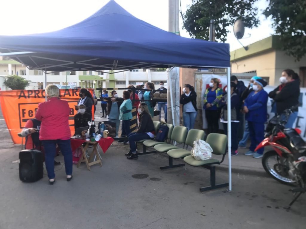 Paro de salud: destacaron el alto acatamiento en los centros sanitarios 4 WhatsApp Image 2022 04 27 at 3.53.37 PM