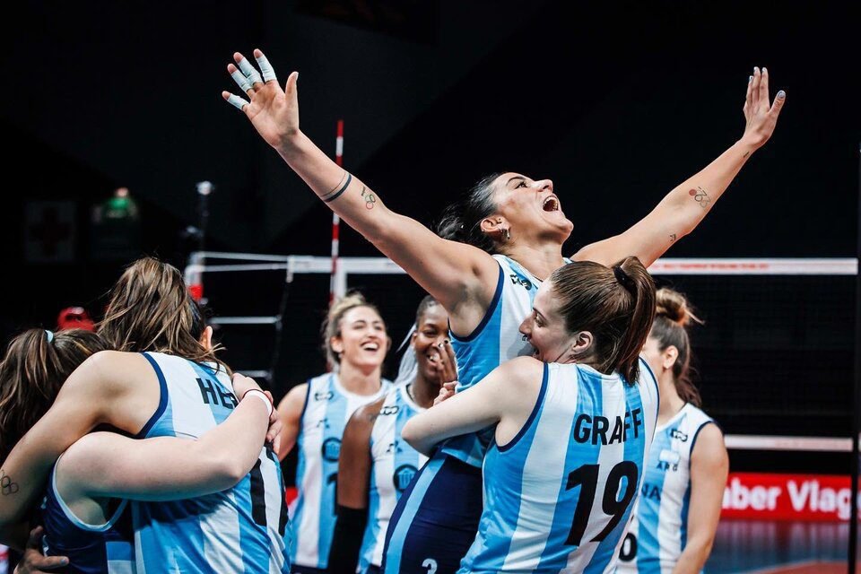 Argentina vs. Colombia por el Mundial de Vóley: a qué hora juegan y TV 656137 argentina 20v c3 b3ley