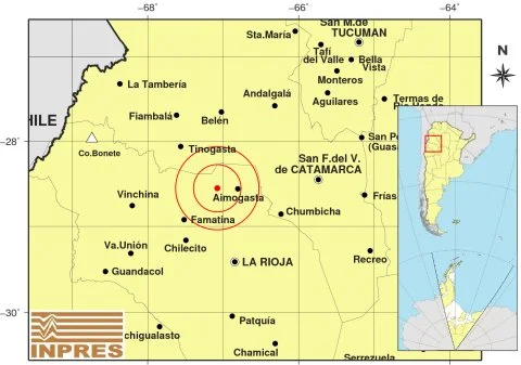 Un leve sismo se percibió en la madrugada de este martes en la Provincia 1 210959421