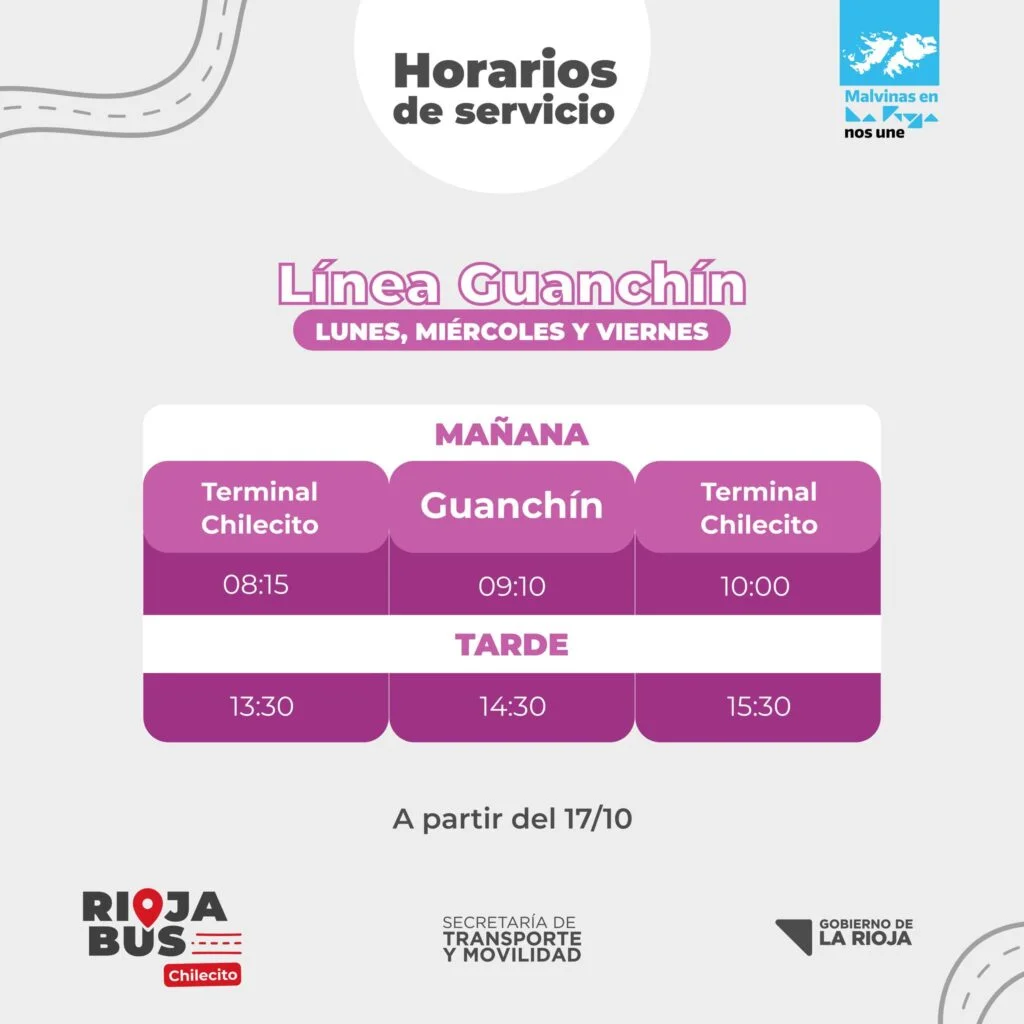 A partir de este lunes comenzarán a funcionar cuatro colectivos más de Rioja Bus en Chilecito 1 311728182 170913282260906 6335714256448414120 n