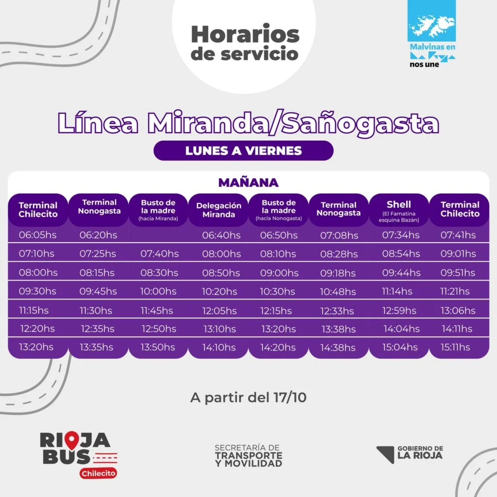A partir de este lunes comenzarán a funcionar cuatro colectivos más de Rioja Bus en Chilecito 4 311833389 170912938927607 2457812776052422447 n