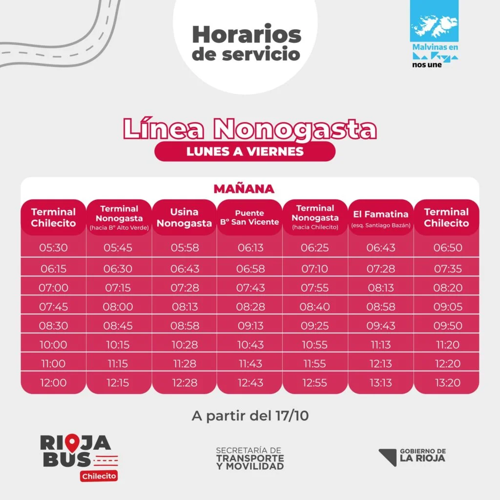A partir de este lunes comenzarán a funcionar cuatro colectivos más de Rioja Bus en Chilecito 2 311883714 170913208927580 4706495192192376043 n