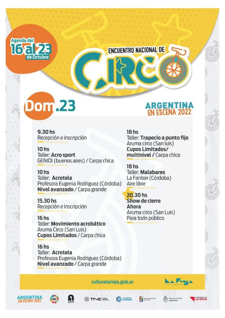 Últimos días de #ArgentinaEnEscena: Mirá la agenda completa 4 ARGENTINA EN ESCENA 2022 REGIONAL NUEVO CUYO 2022 page 0027