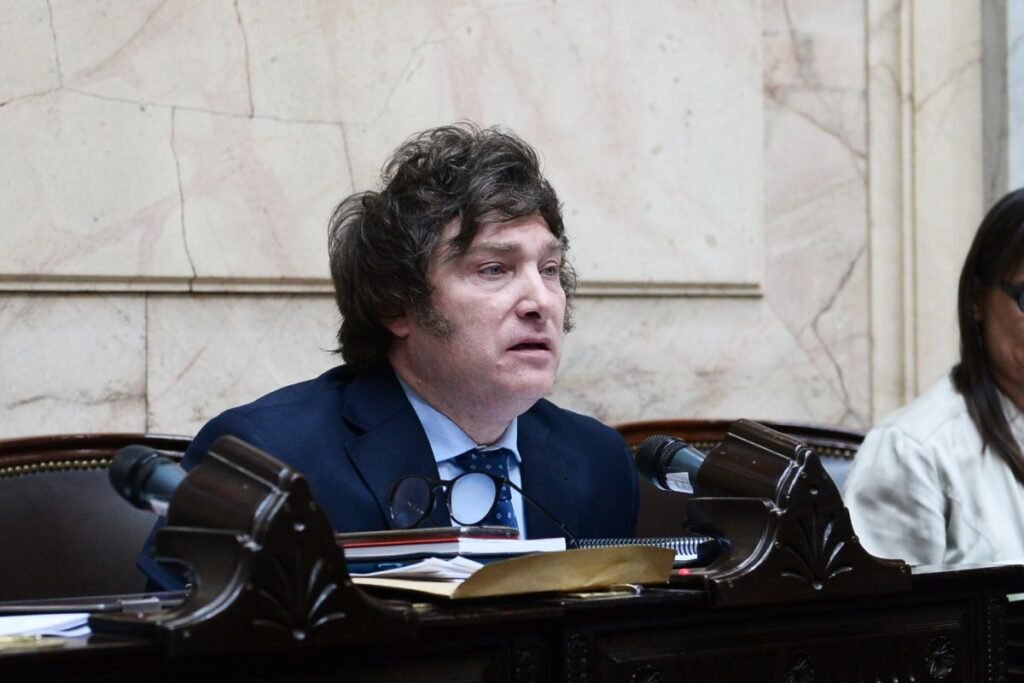 Milei presupuesto 2023 sesion