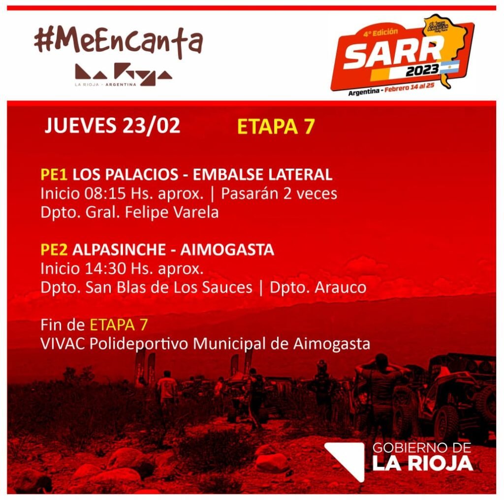 La Rioja recibe a la 4ta edición de la South American Rally Race 2 IMG 20230223 WA0004