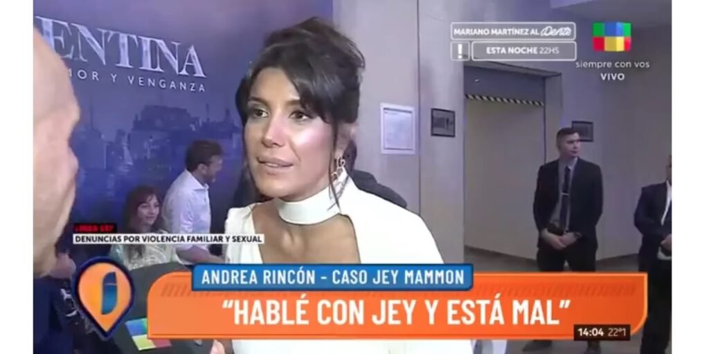 Andrea Rincón abandonó un móvil cuando le preguntaron por Jey Mammón y la liquidaron: “Otra que quiere tapar el sol con las manos” Andrea Rincon
