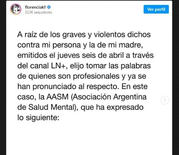 Florencia Kirchner enjuiciará a Canosa y Di Marco por las provocaciones de odio 1 WhatsApp Image 2023 04 14 at 18.06.37