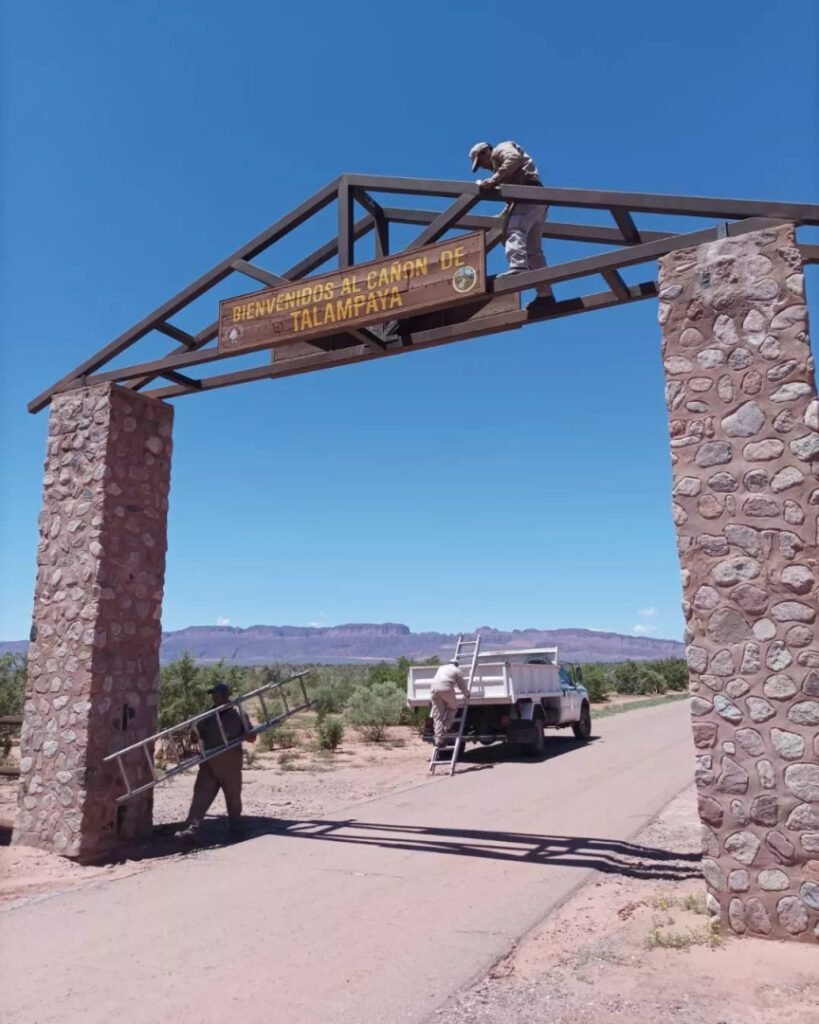 El Parque Nacional Talampaya acondiciona sus instalaciones con «Más obras mejores Parques» asdnadasd