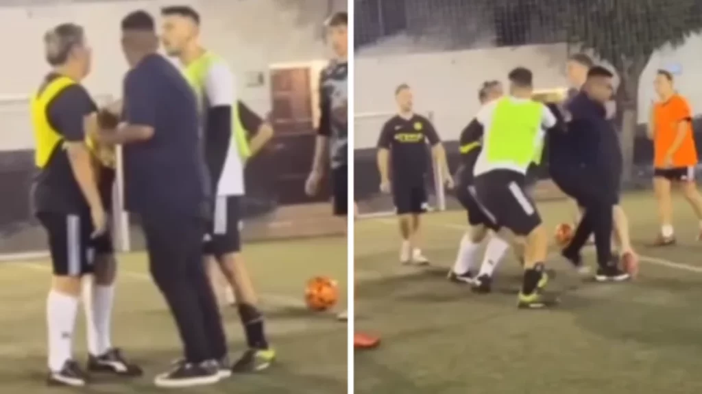 El Chapu Martínez a los golpes con Kai de Los Displicentes chapu