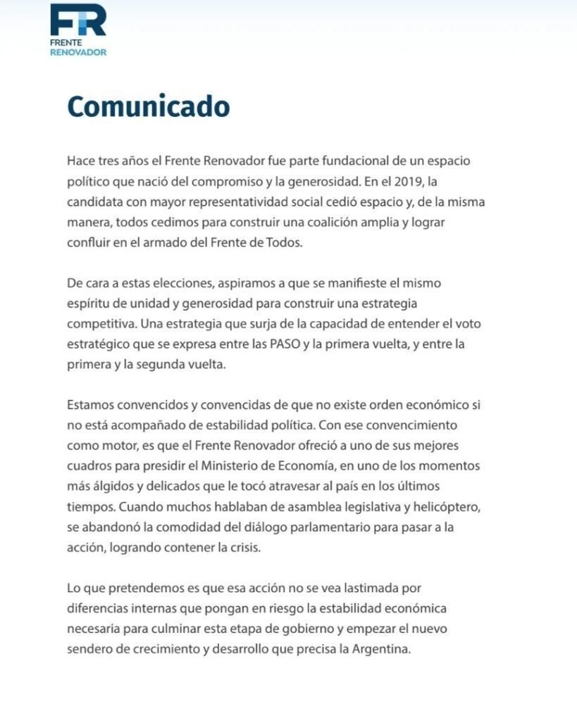 Bordagaray se sumó al pedido del Frente Renovador de una mesa para diagramar la estrategia electoral 1 348567406 213786134760120 5059876909158100354 n