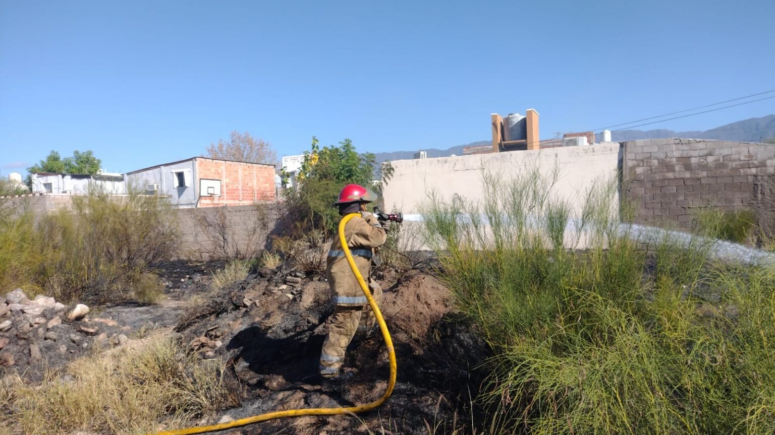 Controlaron incendio en Capital 539ed04e cfc4 4d87 a189 3be4299f4d42