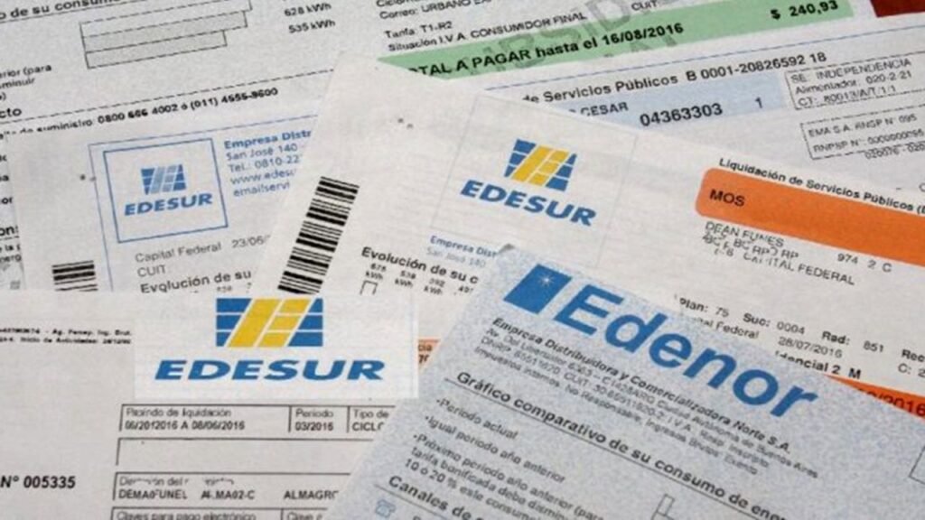 facturas de edenor y edesur 1462866
