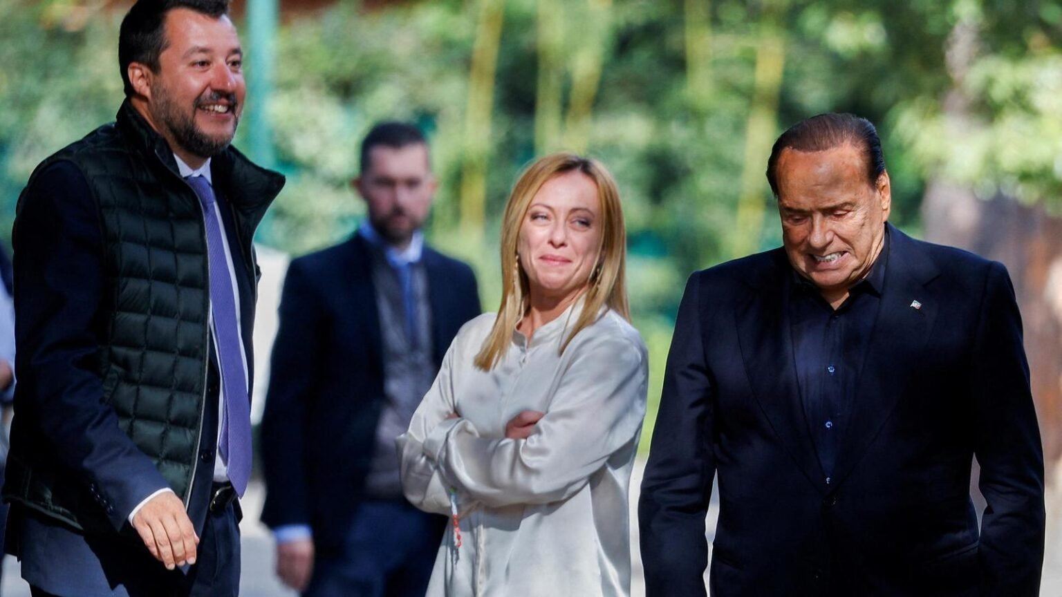 meloni berlusconi imagen