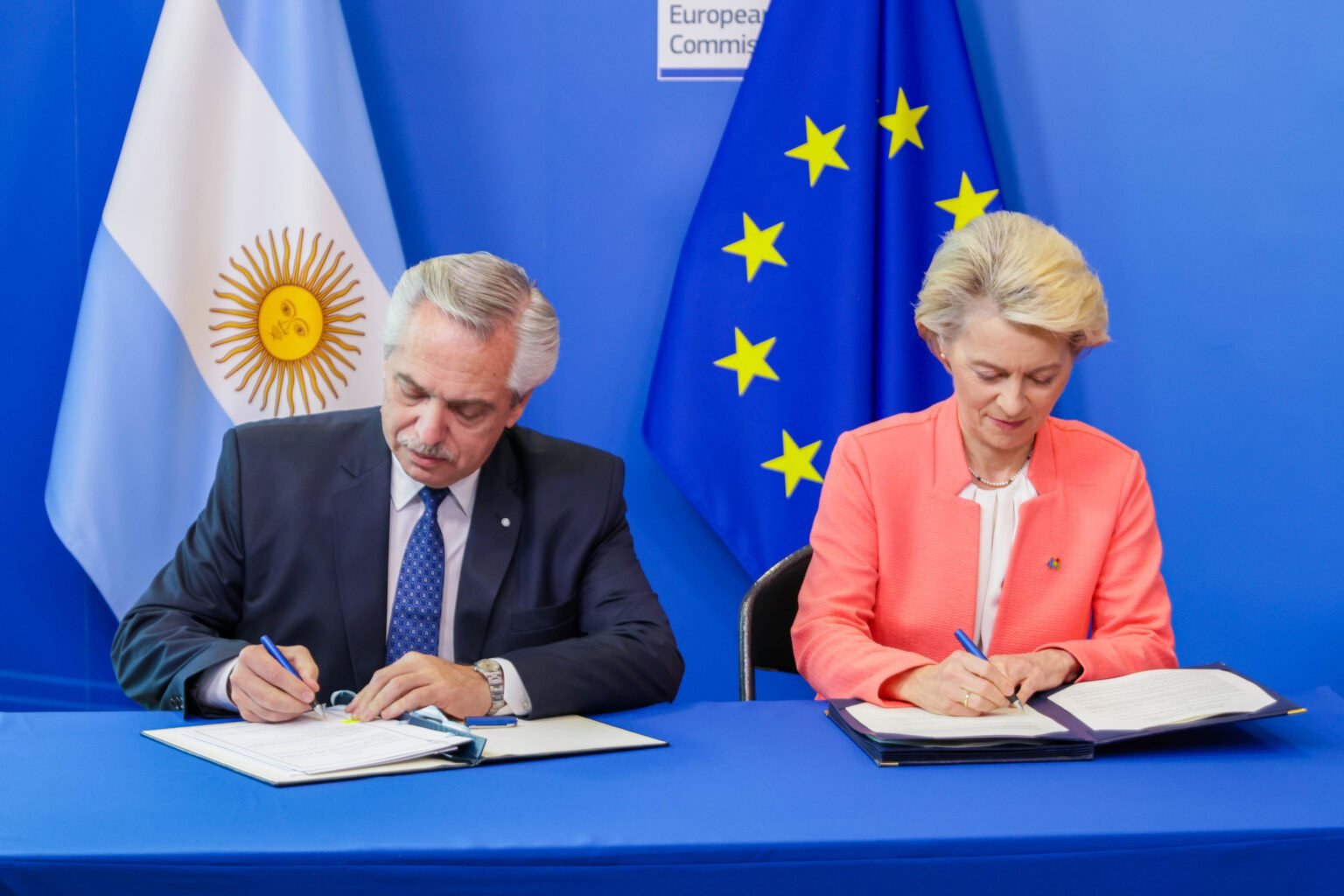 Alberto Fernández y Von der Leyen firmaron un memorándum de cooperación en energía 2 2