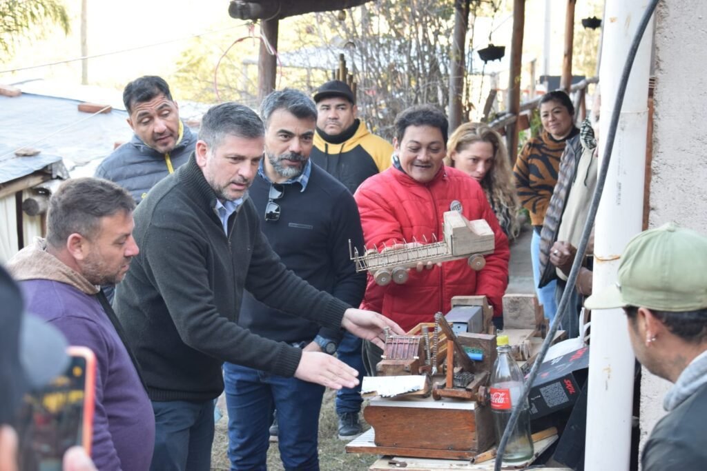 El candidato a diputado nacional Ismael Bordagaray visitó unidades productivas del sur de la capital Bordagaray interiror