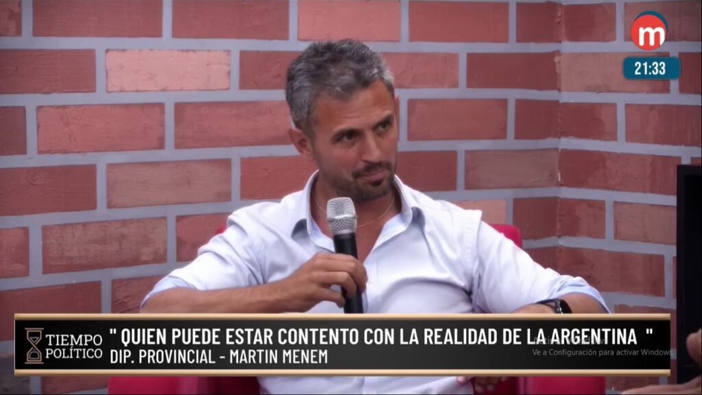 Martín Menem en MEDIOS RIOJA: “Ha fracasado el Ministerio de la Mujer” WhatsApp Image 2023 08 01 at 8.12.52 AM