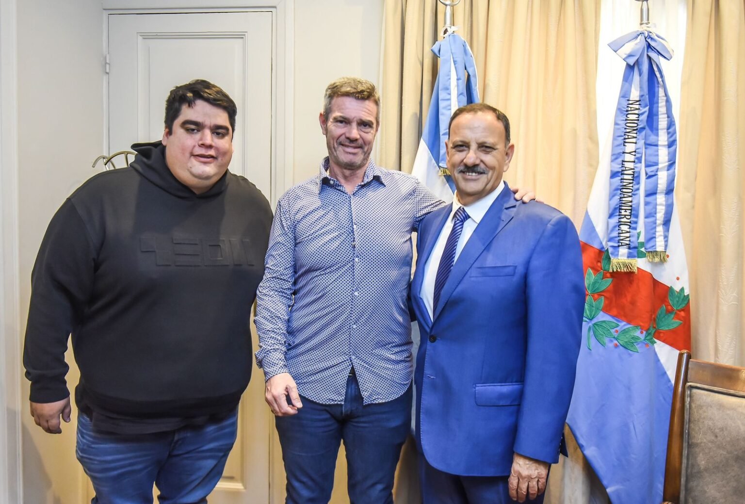 El Gobernador Quintela recibió a referentes de la Copa Argentina y confirmaron el arribo de Boca Juniors a la Provincia IMG 20230802 WA0069