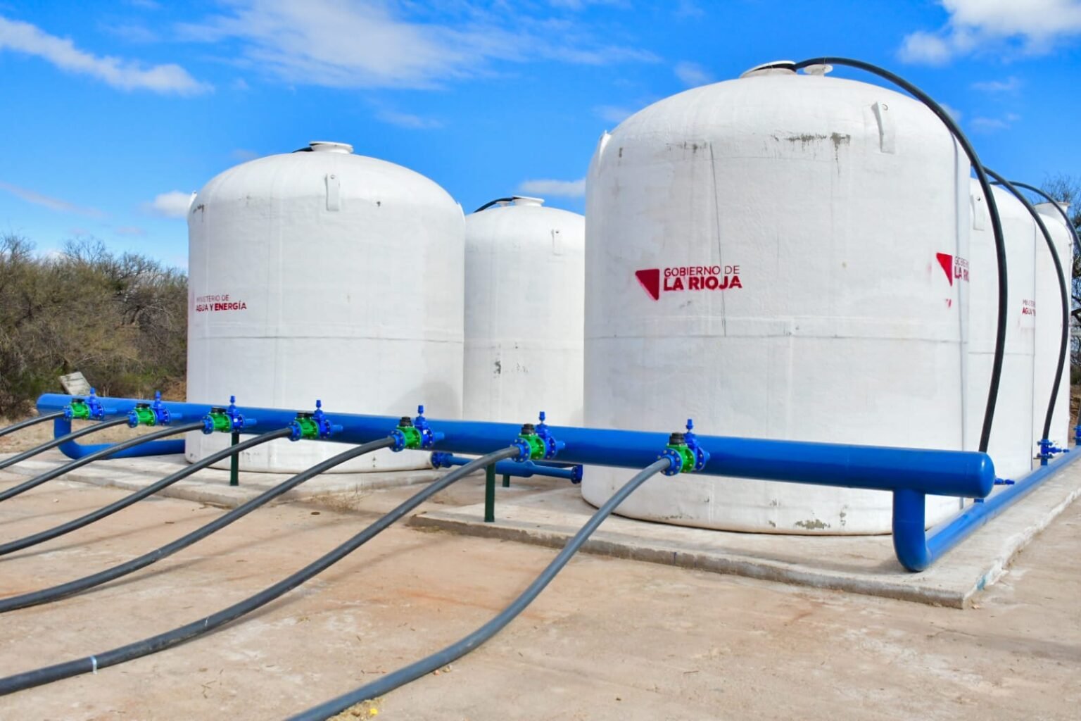 Autoridades del gobierno provincial supervisaron las nuevas obras hídricas WhatsApp Image 2023 08 24 at 1.27.47 PM