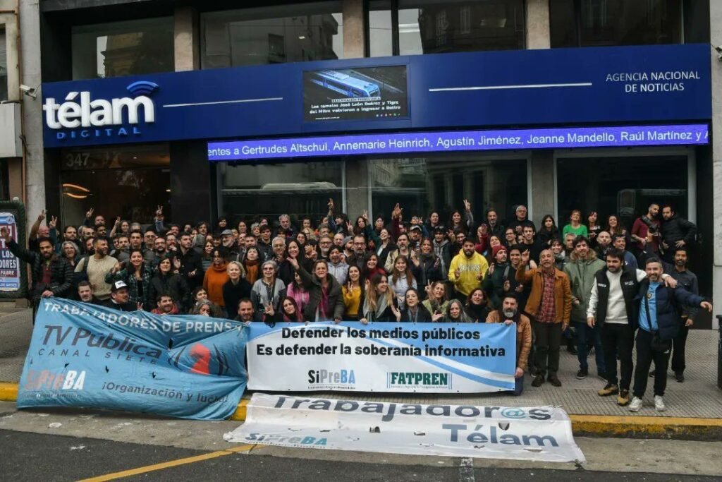 Trabajadores de medios públicos destacaron su rol social esencial ante las amenazas de cierre por parte de la ultraderecha imagen 56886