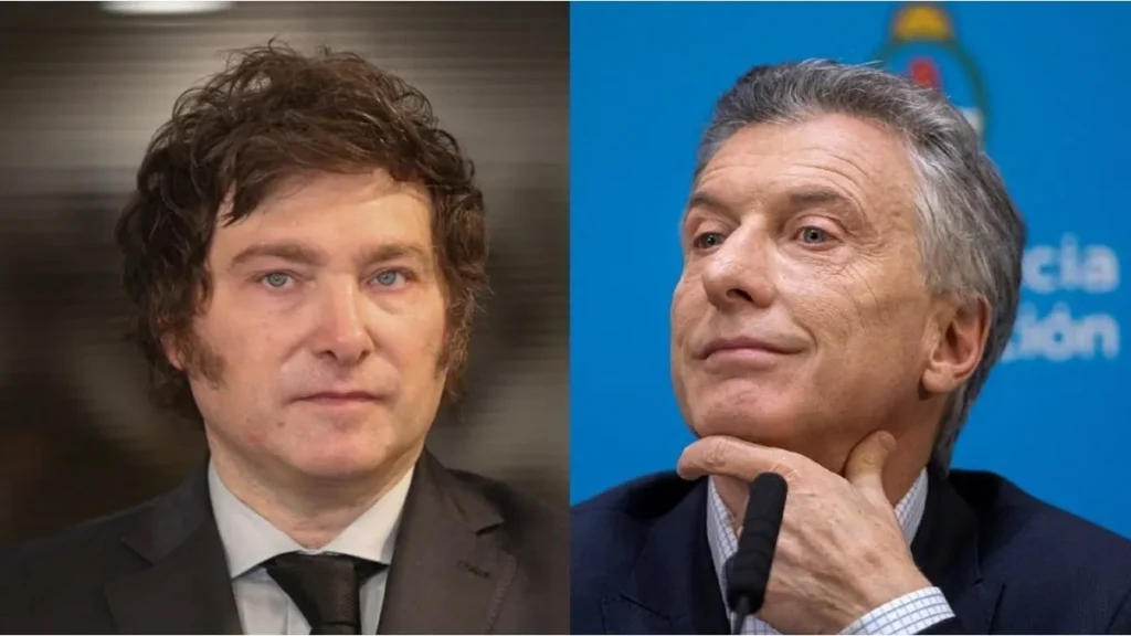 Macri volvió a coquetear con los libertarios pero se alineó a la campaña por Bullrich milei y macrijpg