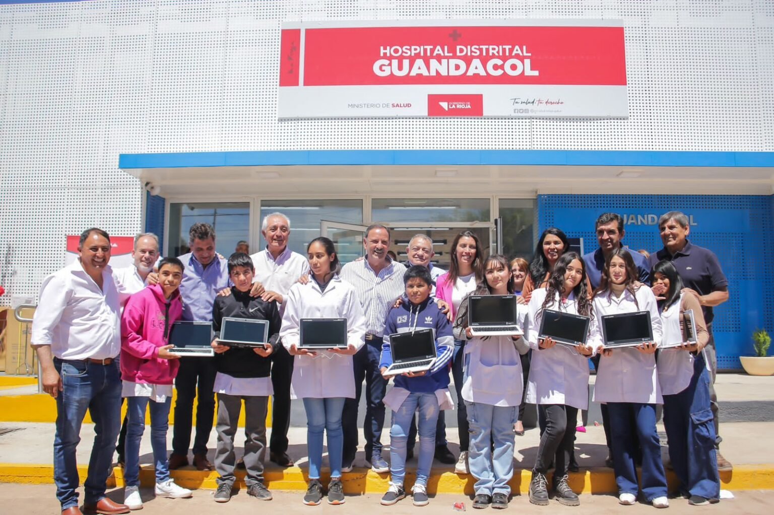 Quintela: “¿Cómo podría la gente pagar la obra para contar con energía eléctrica en la zona rural si no es con la presencia del Estado?” hospi guandacol