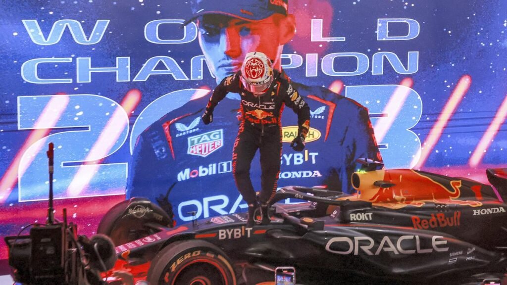 El neerlandés Verstappen se consagró tricampeón de la Fórmula 1 max v
