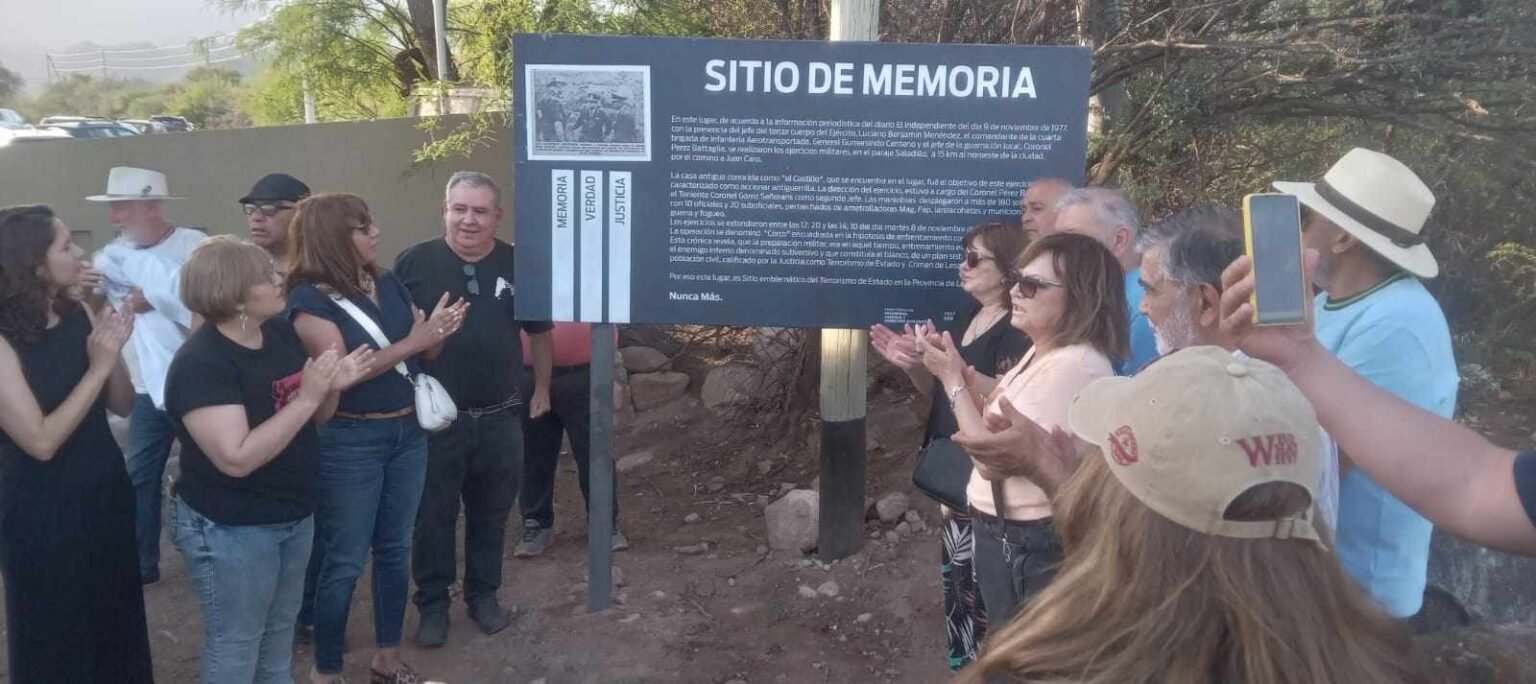 Se realizó la señalización del Parque Natural y Arqueológico “Saladillo” como sitio emblemático de memoria del Terrorismo de Estado IMG 20231112 WA0007