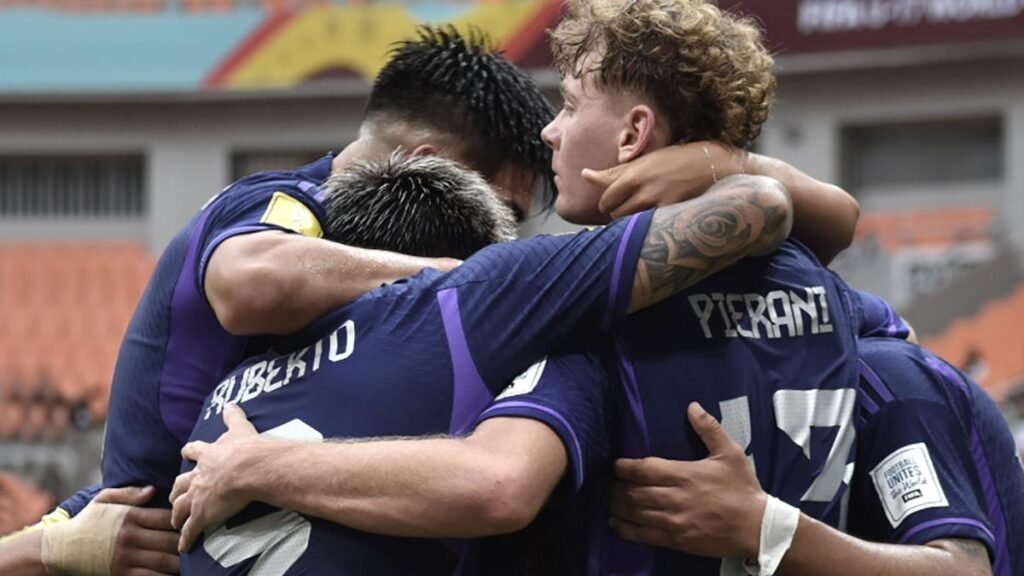 Sub 17: Argentina venció a Polonia y se clasificó para los octavos de final sub17