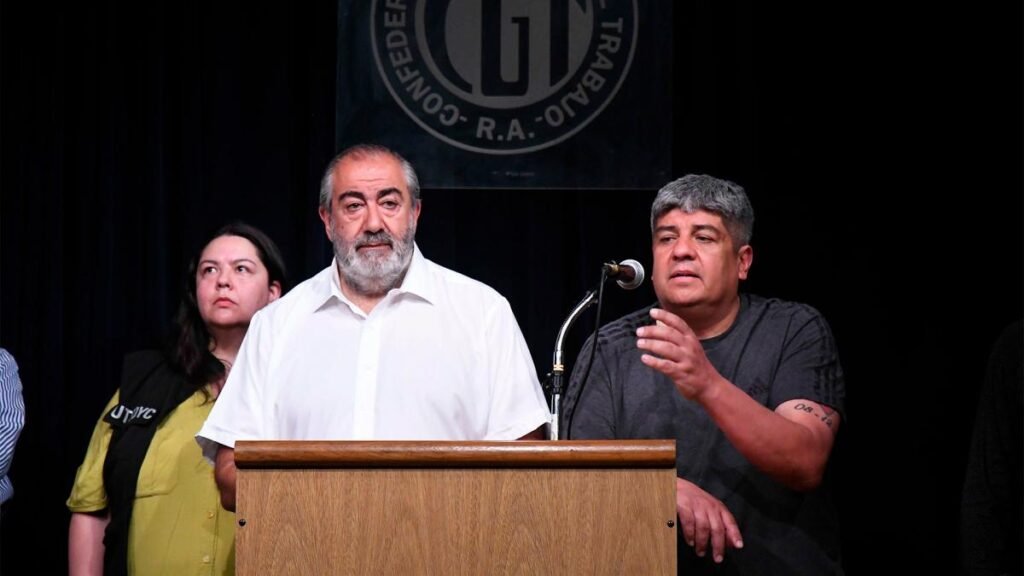 La CGT posterga un nuevo paro para habilitar un canal de diálogo con el Gobierno de Milei CGT 2