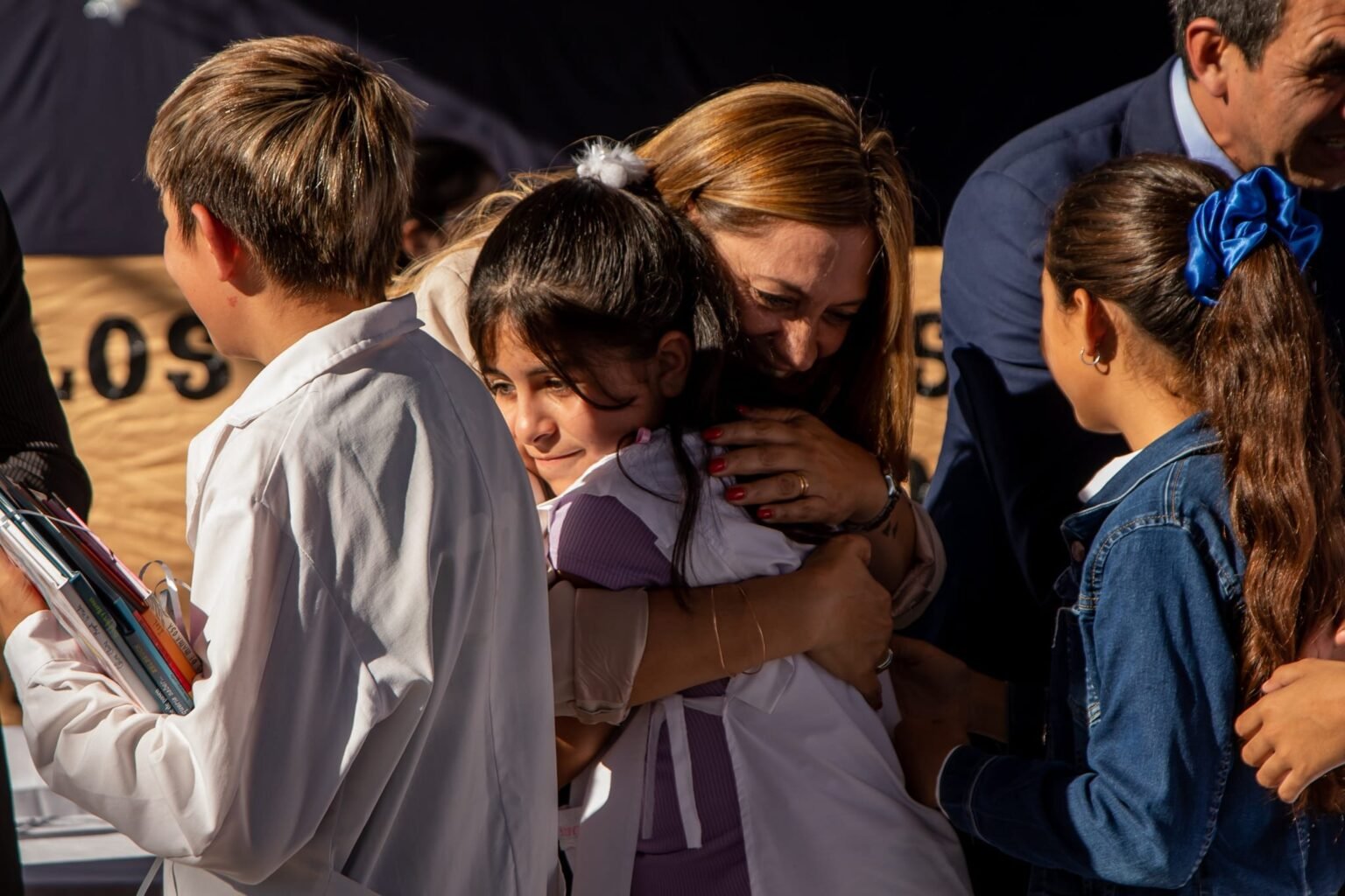 Madera encabezó la apertura oficial de las clases desde El Portezuelo madera