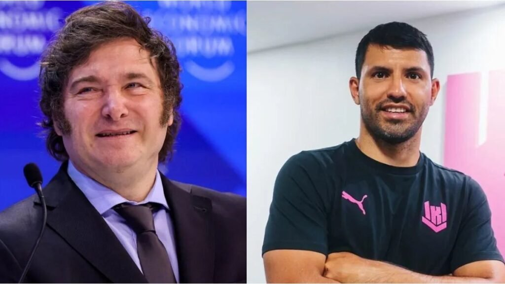 avier milei y kun aguerojpg