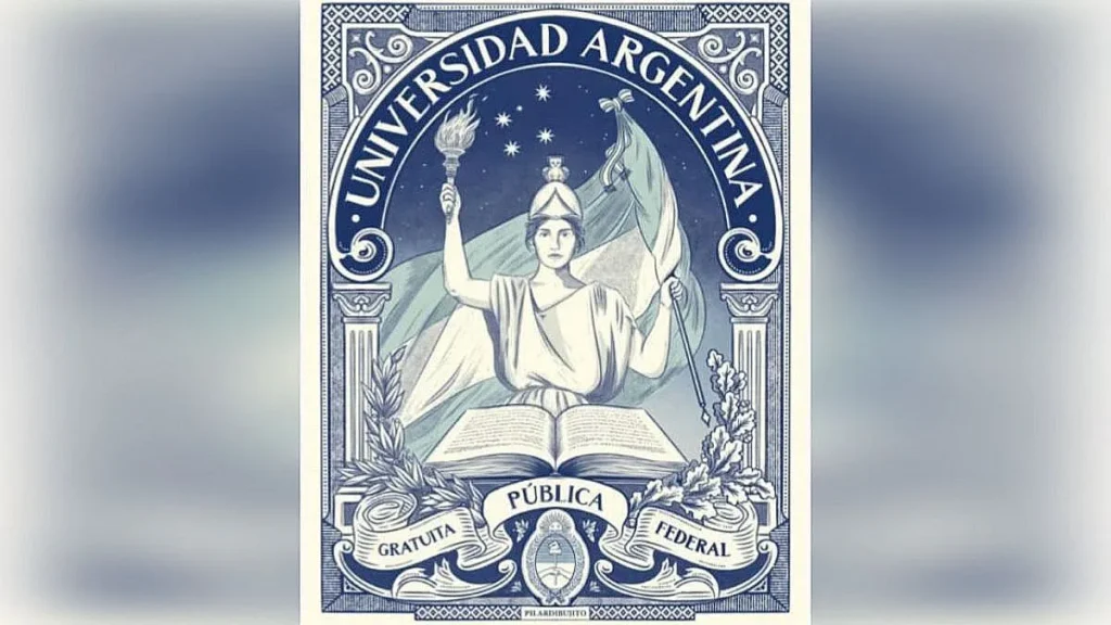 En redes surgió un escudo para defender a la universidad pública escudo