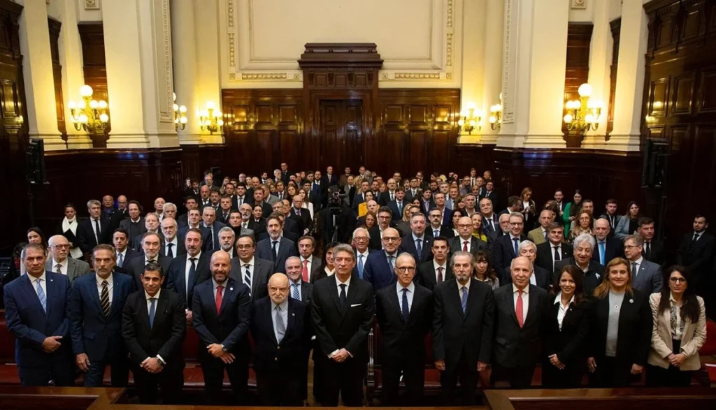 La Corte, jueces federales, diputados, gremios y una foto juntos en el Consejo de la Magistratura corte