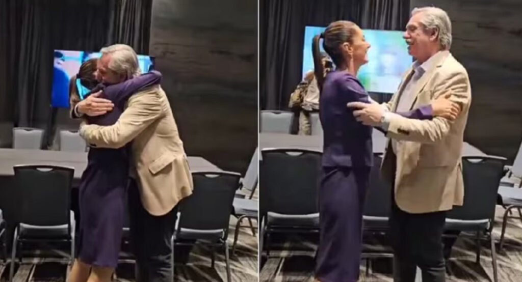 El abrazo de Alberto a Sheinbaum en México y el saludo de Cristina por la elección 606289