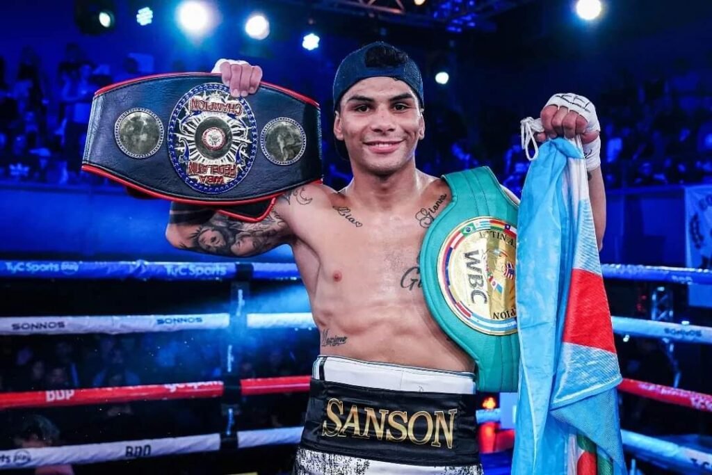 Sansón Rosa contundente: noqueó en el primer round al mexicano Guzmán FB IMG 1717951072422