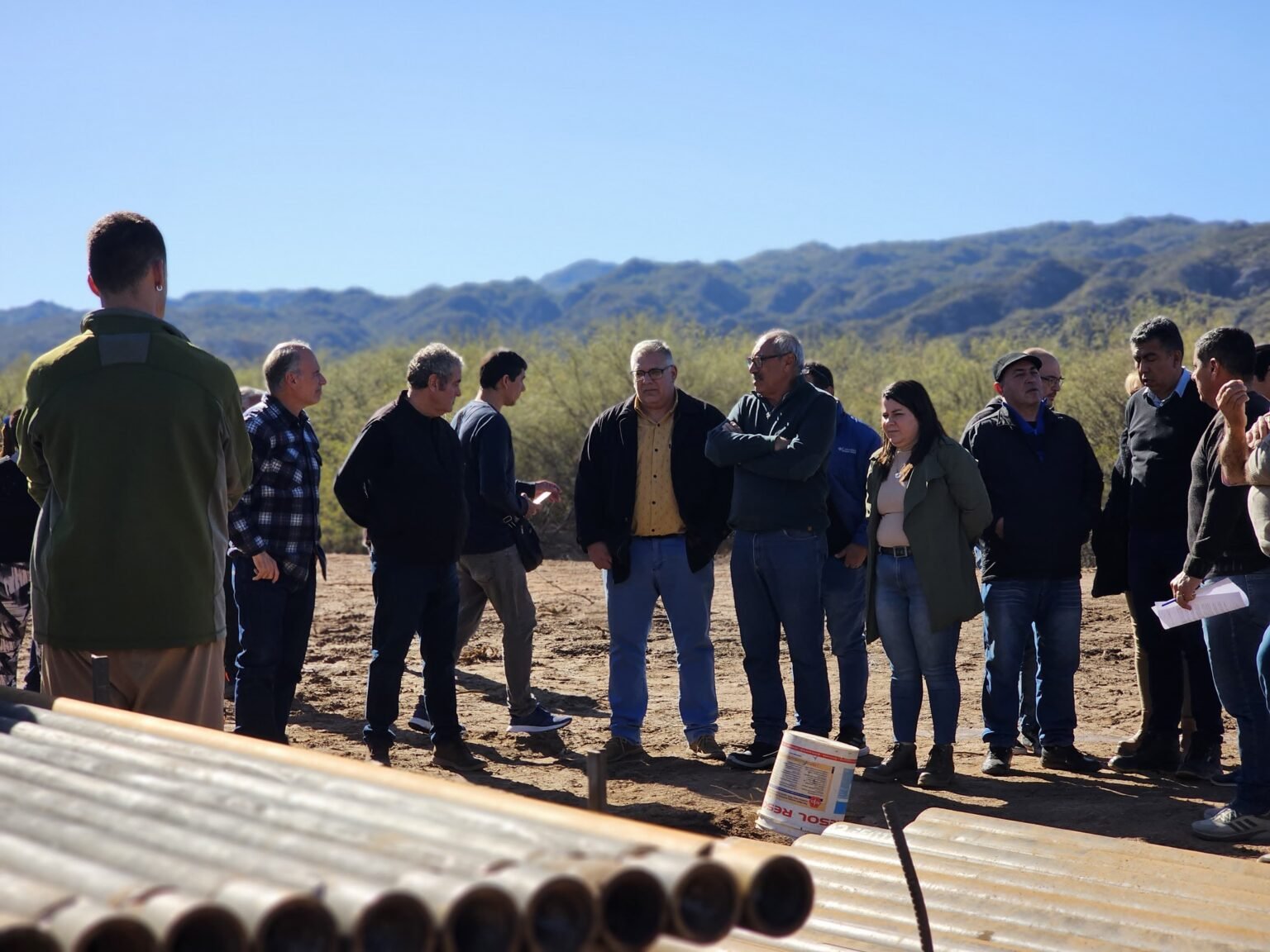 Vecinos de Ñoqueve solicitaron al gobierno provincial ayuda para finalizar los trabajos hídricos en el distrito IMG 20240622 WA0014