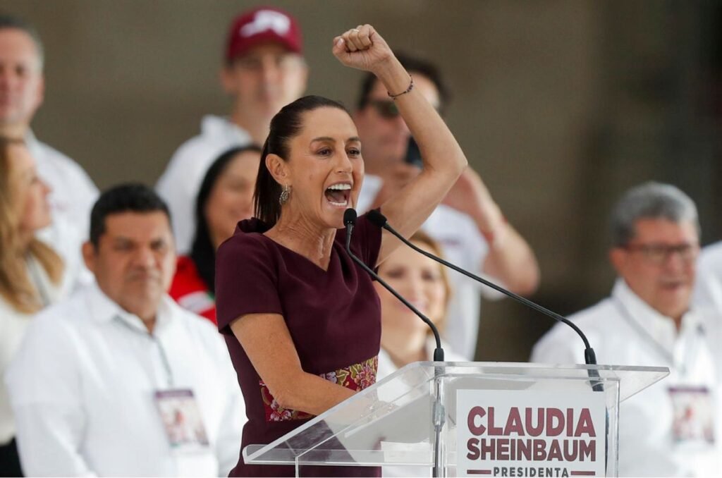 claudia sheinbaum pone punto final a su campana frente a palacio nacional 5