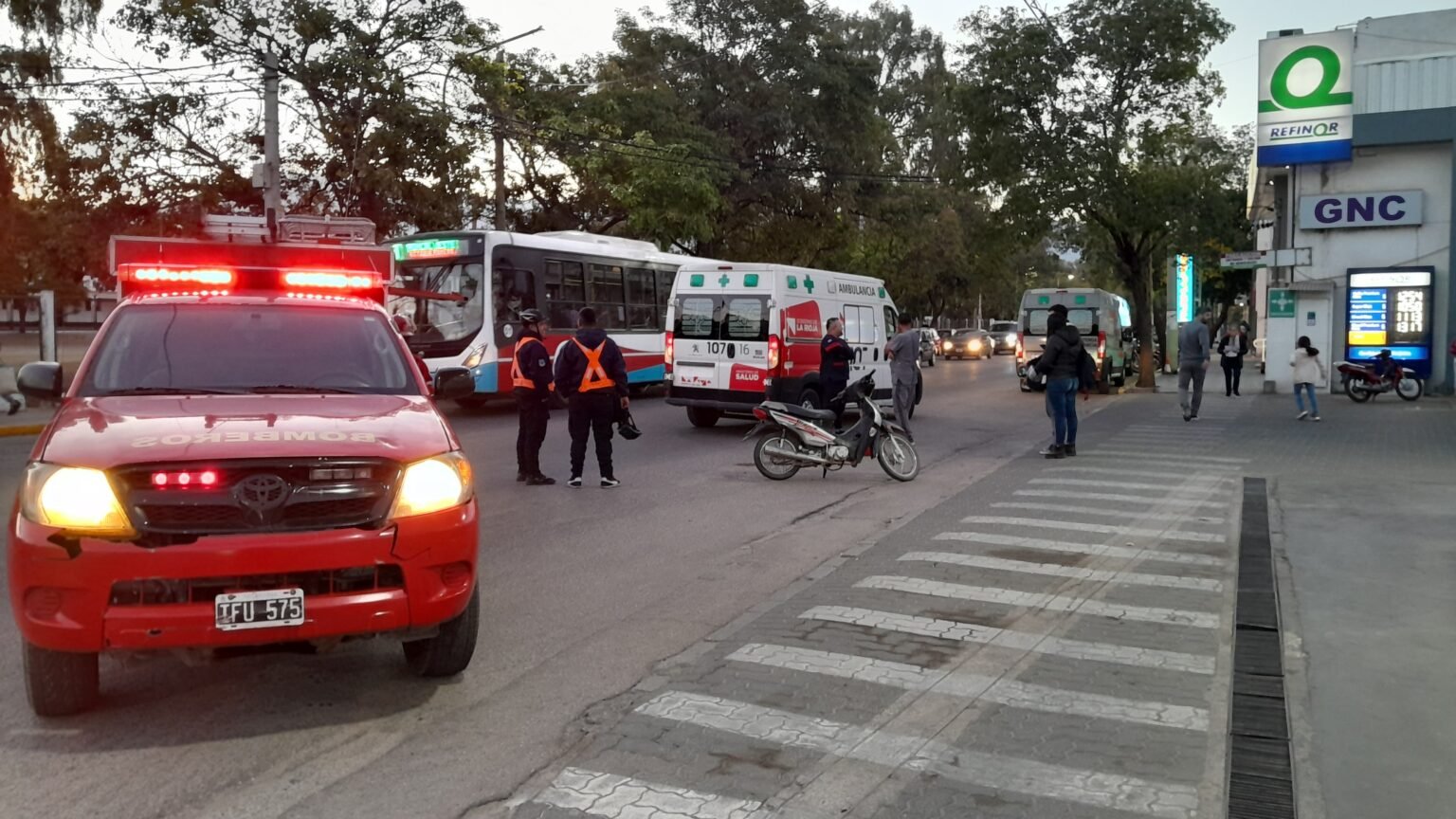 Dos motociclistas fueron hospitalizados tras siniestros viales WhatsApp Image 2024 07 22 at 9.01.14 PM