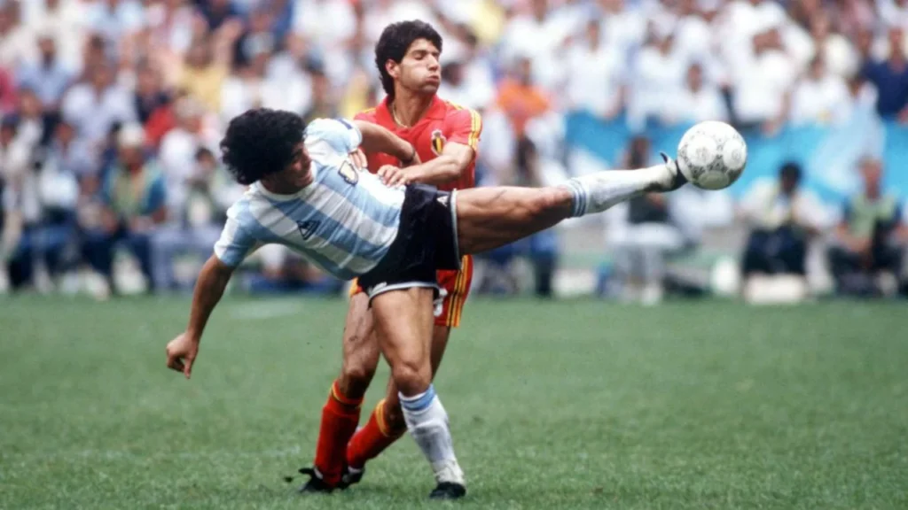 Subastarán la camiseta de Maradona de la semifinal del Mundial 86 maradona