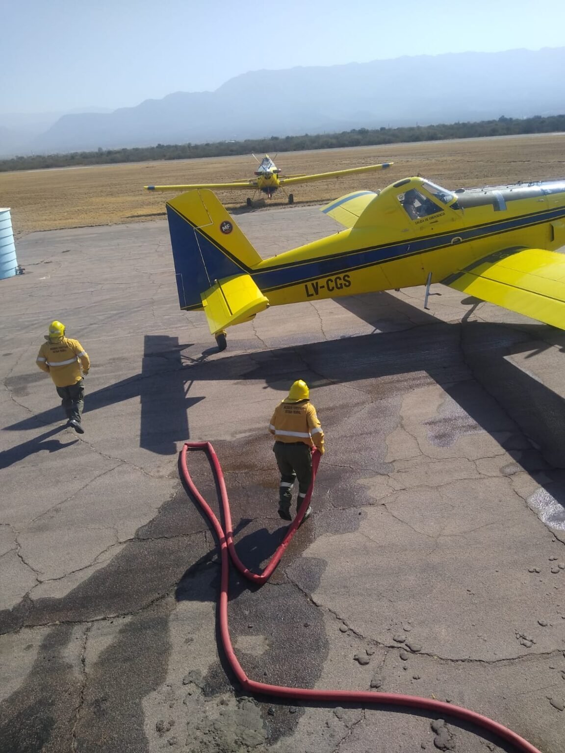 Importante despliegue en el incendio del Cordón del Velasco IMG 20240812 WA0093