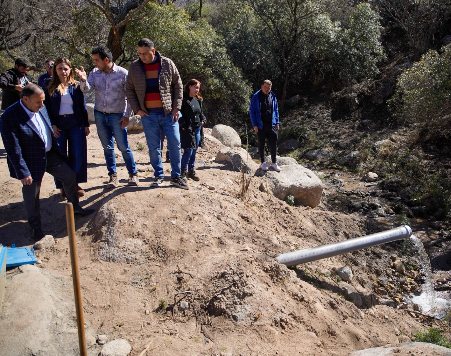 Quintela inauguró obra hídrica que beneficiará a toda la población de Aminga WhatsApp Image 2024 08 14 at 6.11.40 PM