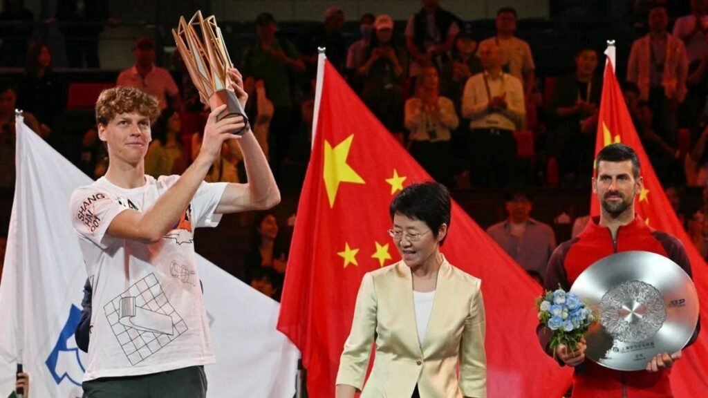 Imbatible: Sinner le ganó a Djokovic y se quedó con el título en el Masters 1000 de Shanghái sinner 1 1jpg