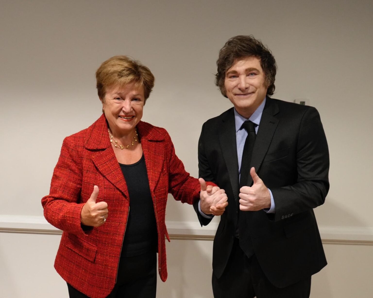Tras reunirse con Milei, Georgieva anunció que un equipo del FMI viajará a Buenos Aires: “Queremos trabajar rápidamente en un nuevo programa” 20250119 170341