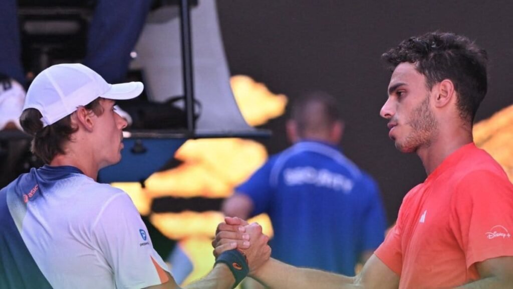 Cerúndolo luchó pero no pudo con De Miñaur en el Australian Open tenis francisco cerundolo alex minaurjpg