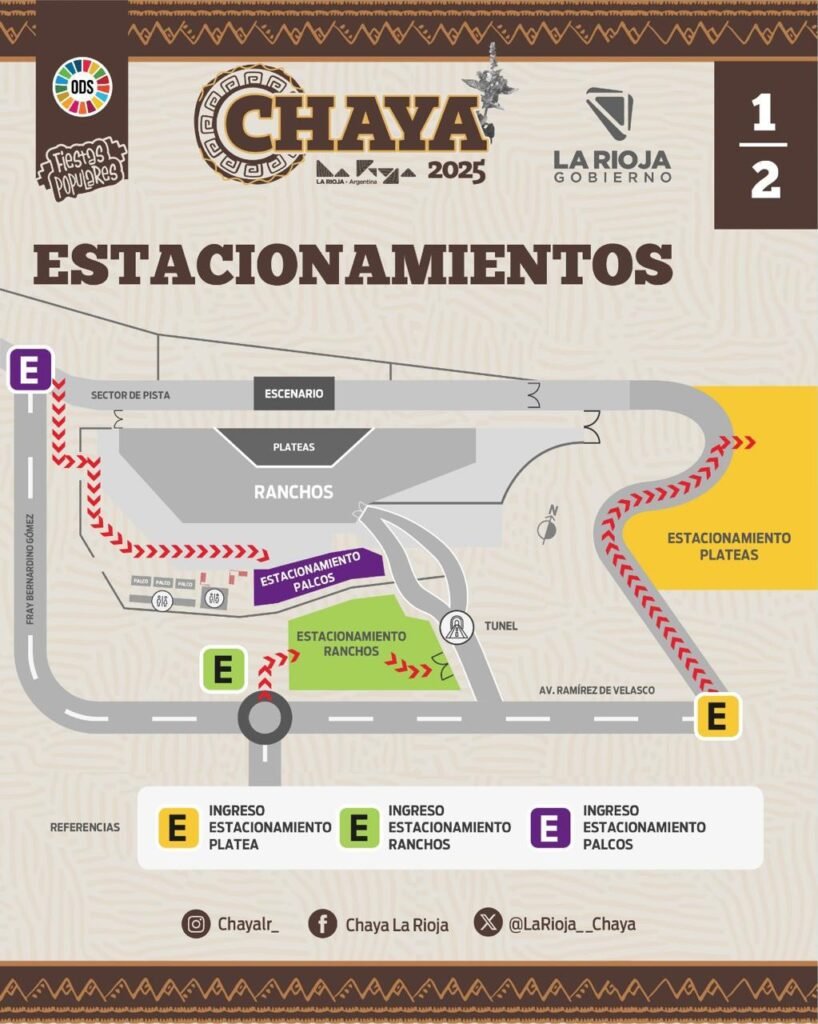 Brindan información sobre el ingreso al predio de la Fiesta Nacional de la Chaya 2025 IMG 20250205 WA0005