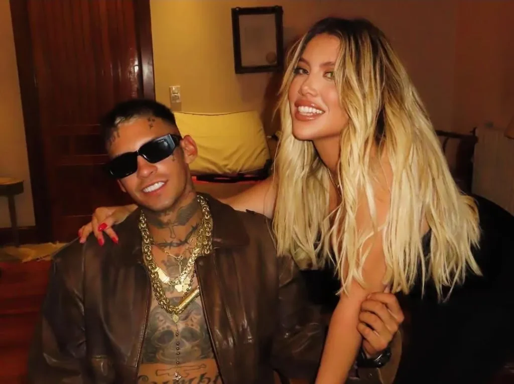 Wanda Nara y L-Gante estrenarán una canción de amor para San Valentín Wanda L Gante